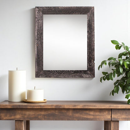 13" x 19" Black Solid Wood Hanging Picture Frame HomeRoots