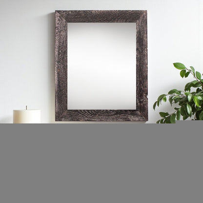 13" x 19" Black Solid Wood Hanging Picture Frame HomeRoots