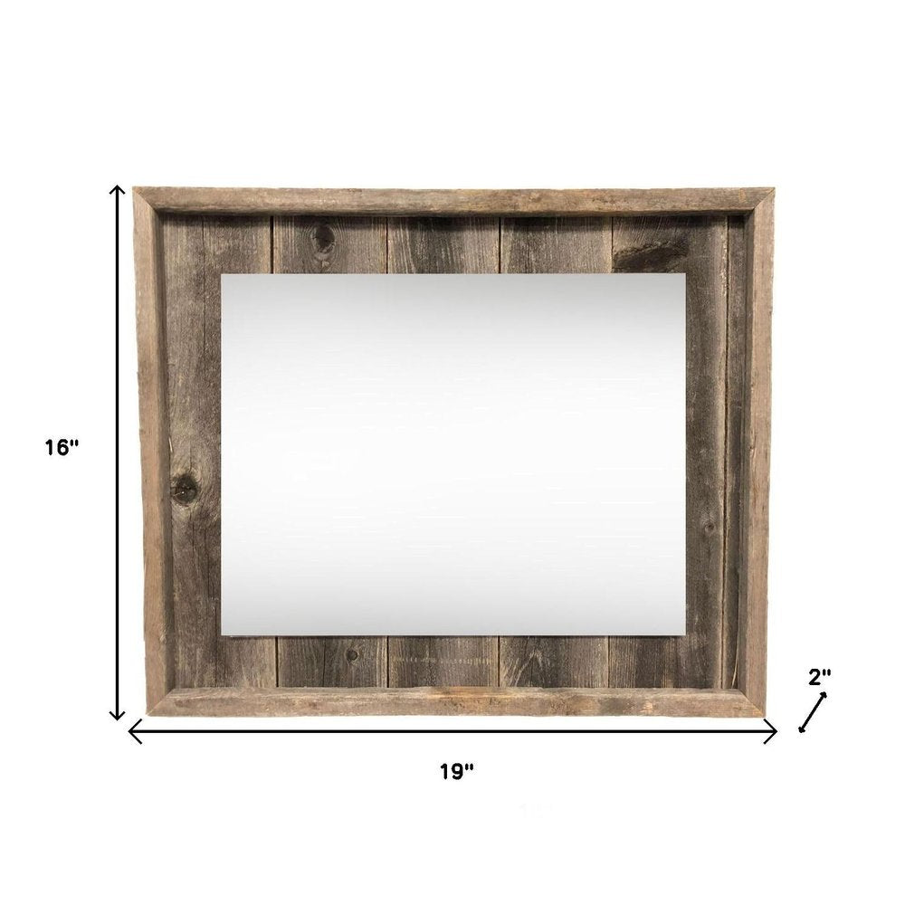 11" x 14" Gray Solid Wood Hanging Picture Frame HomeRoots