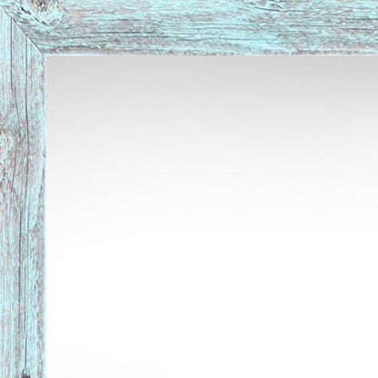 11" x 17" Blue Wood Hanging Picture Frame HomeRoots