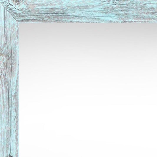 11" x 17" Blue Wood Hanging Picture Frame HomeRoots