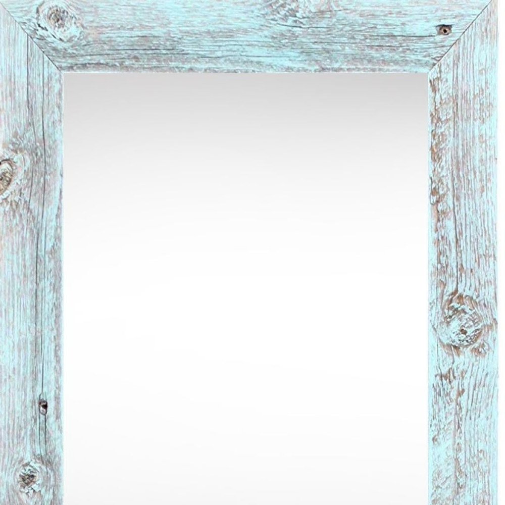 11" x 17" Blue Wood Hanging Picture Frame — view 4