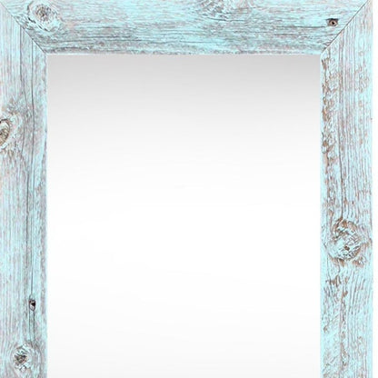 11" x 17" Blue Wood Hanging Picture Frame HomeRoots