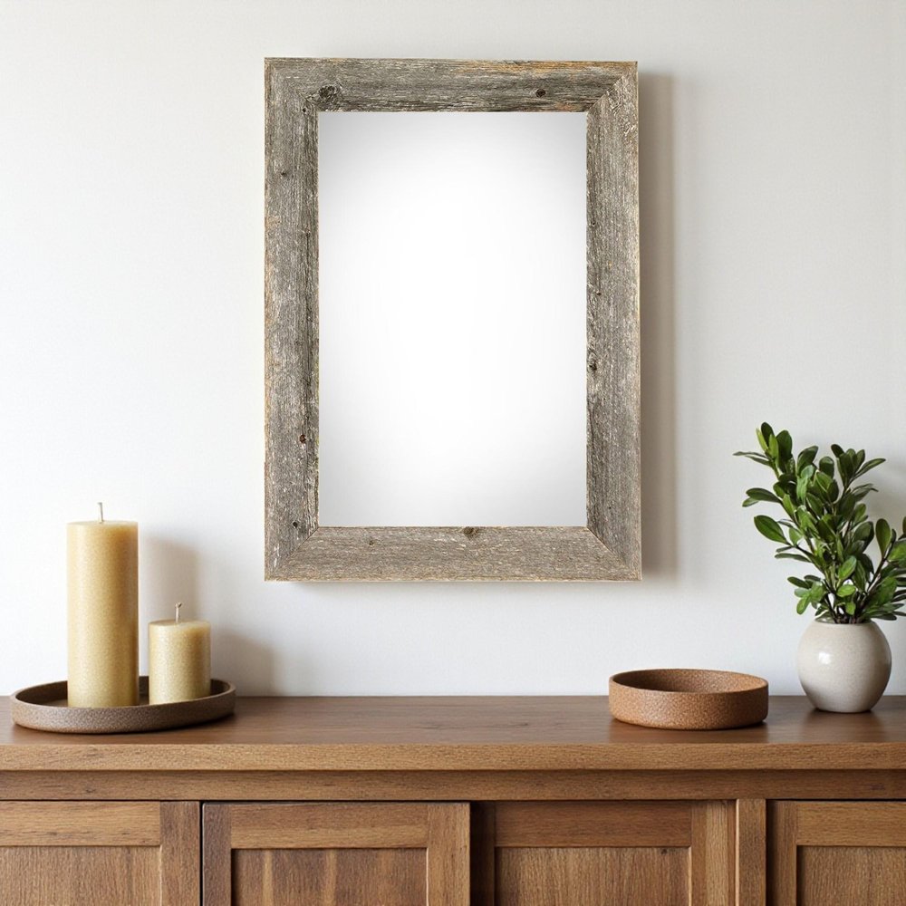 11" x 17" Gray Wood Hanging Picture Frame — view 6