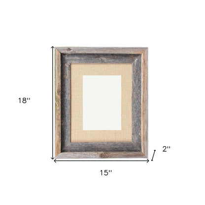 11" x 14" Gray Wood Hanging Picture Frame HomeRoots