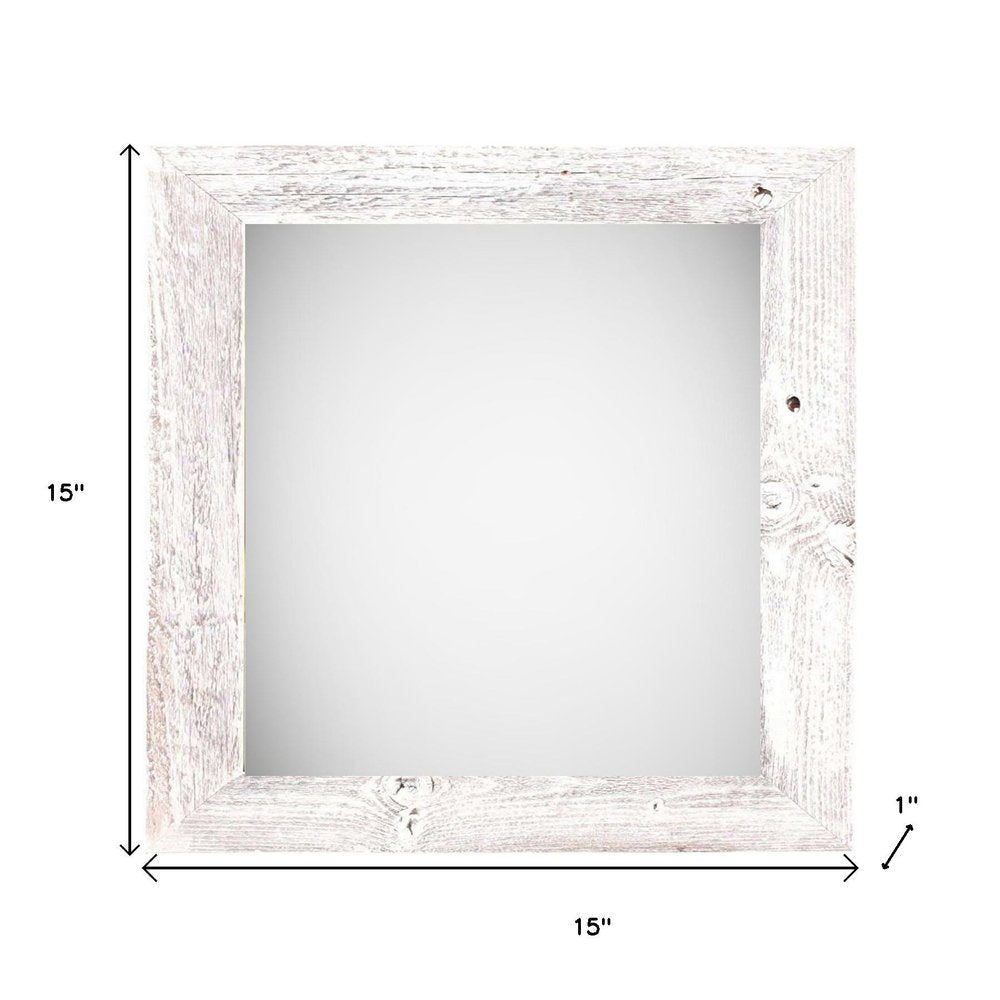 12" x 12" White Wood Tabletop Picture Frame — view 3