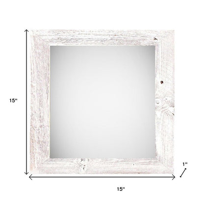12" x 12" White Wood Tabletop Picture Frame HomeRoots