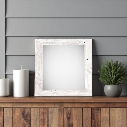 12" x 12" White Wood Tabletop Picture Frame HomeRoots