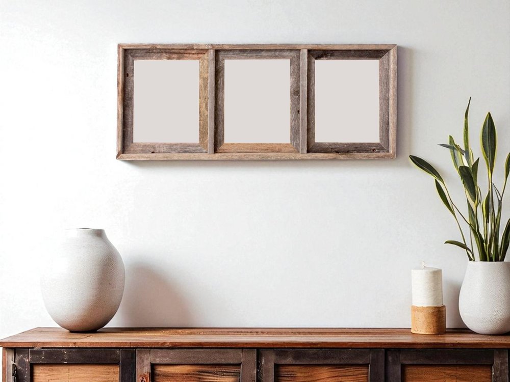 8" x 10" Gray Distressed Wood Hanging Picture Frame HomeRoots