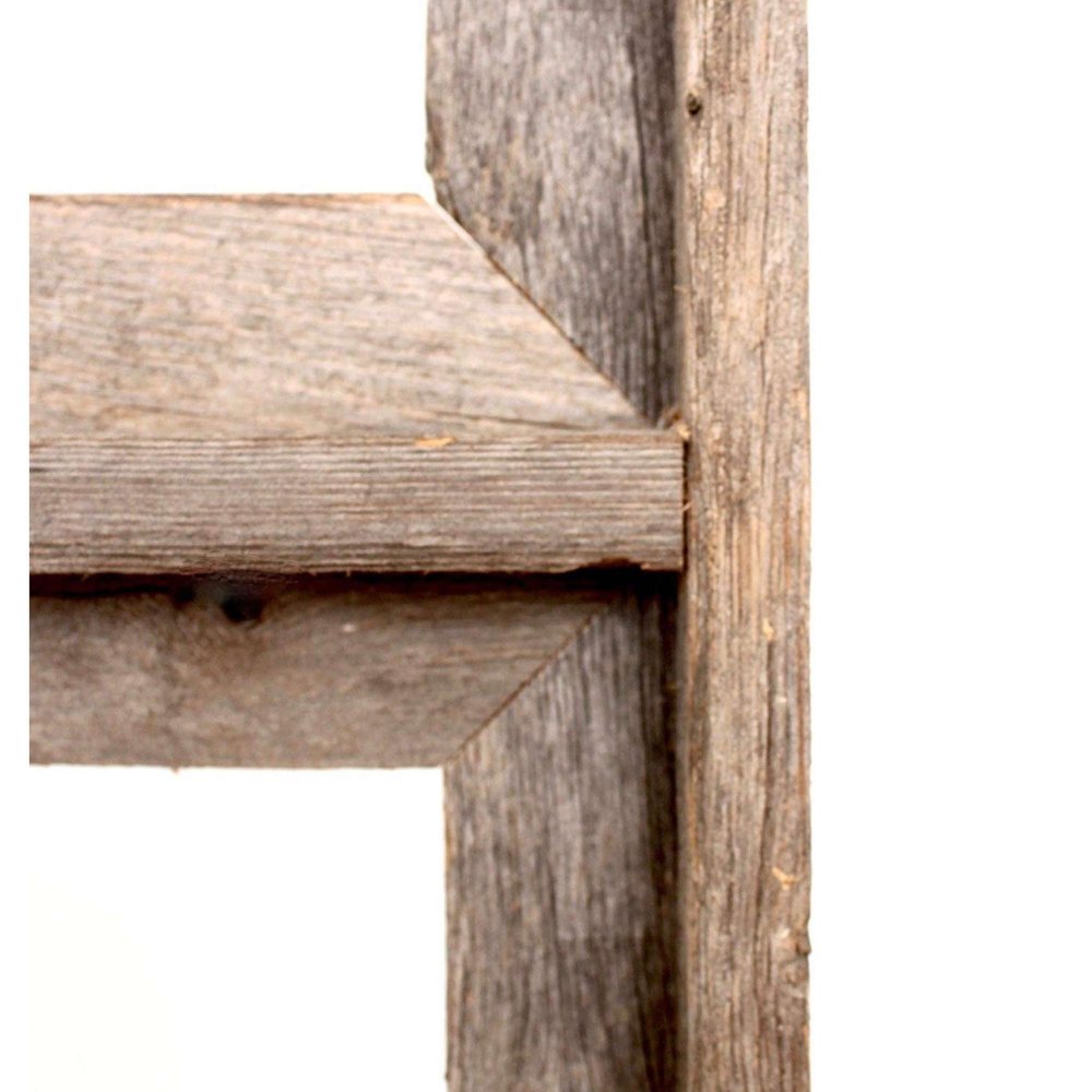 5" x 7" Gray Wood Hanging Picture Frame with Mat HomeRoots
