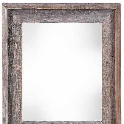 11" x 17" Gray Solid Wood Hanging Picture Frame HomeRoots