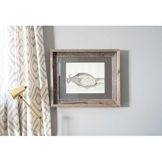 11" x 14" Gray Wood Hanging Picture Frame HomeRoots