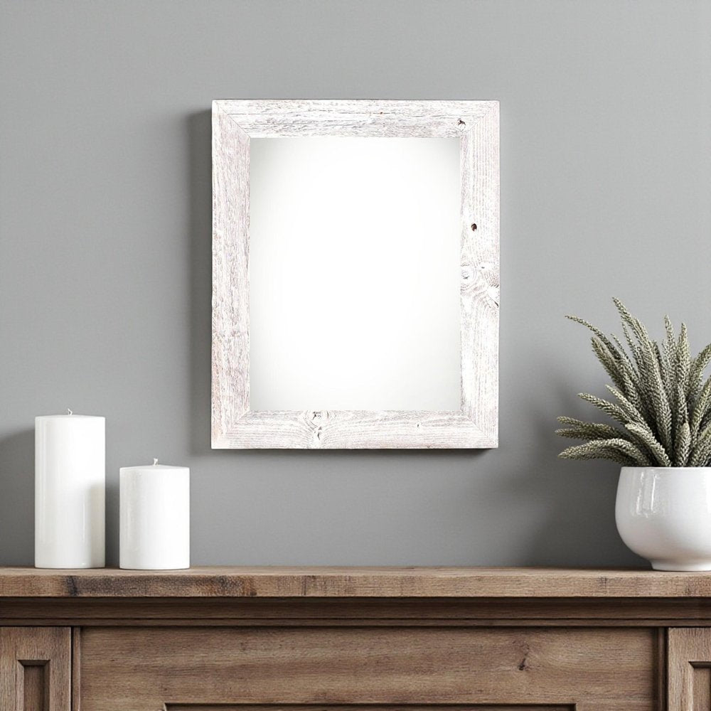 11" x 14" White Wood Hanging Picture Frame HomeRoots