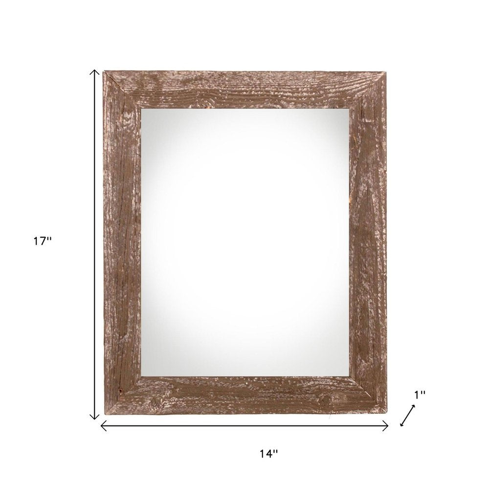 11" x 14" Brown Wood Hanging Picture Frame HomeRoots