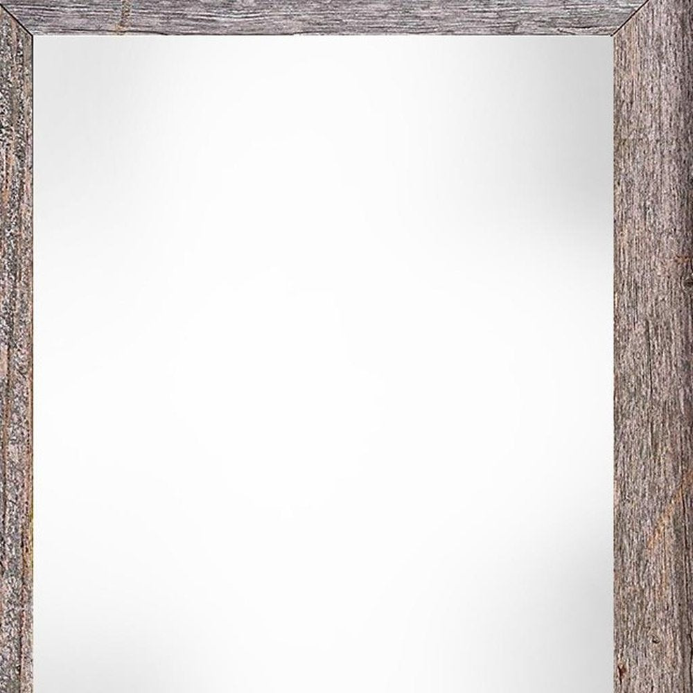 11" x 14" Gray Wood Hanging Picture Frame HomeRoots