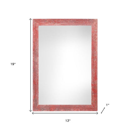 11" x 17" Red Wood Hanging Picture Frame HomeRoots