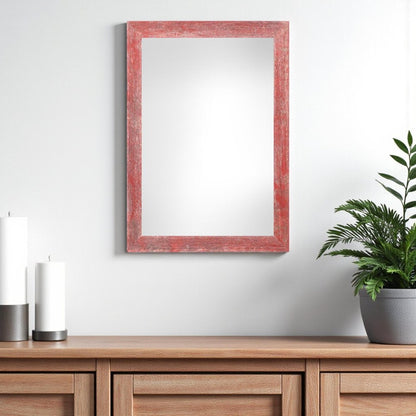 11" x 17" Red Wood Hanging Picture Frame HomeRoots