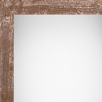 11" x 17" Brown Wood Hanging Picture Frame HomeRoots