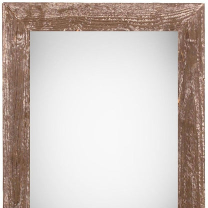 11" x 17" Brown Wood Hanging Picture Frame HomeRoots