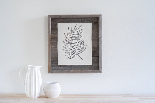 8" x 10" Gray Wood Tabletop Picture Frame HomeRoots