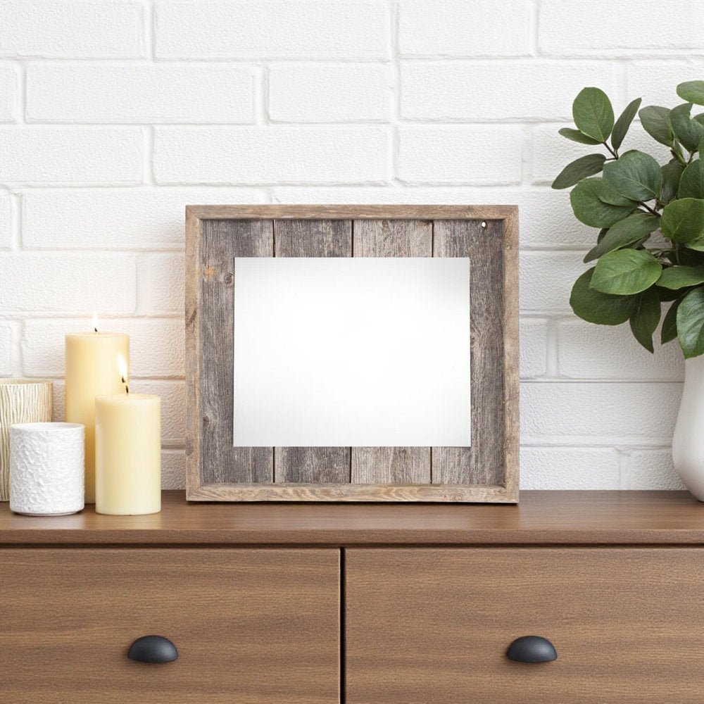 8" x 10" Gray Wood Tabletop Picture Frame HomeRoots