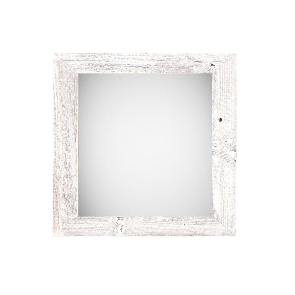 10" x 10" White Wood Hanging Picture Frame HomeRoots