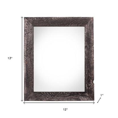 8" x 10" Black Wood Tabletop Picture Frame HomeRoots