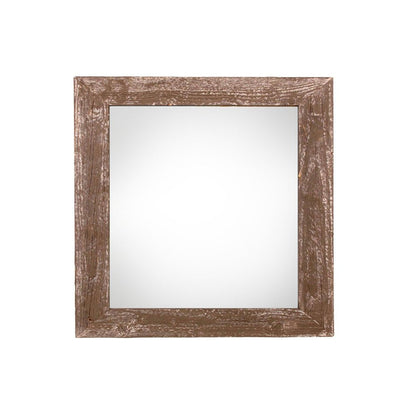 8" x 8" Brown Wood Tabletop Picture Frame HomeRoots