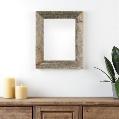 11" x 14" Gray Wood Hanging Picture Frame HomeRoots