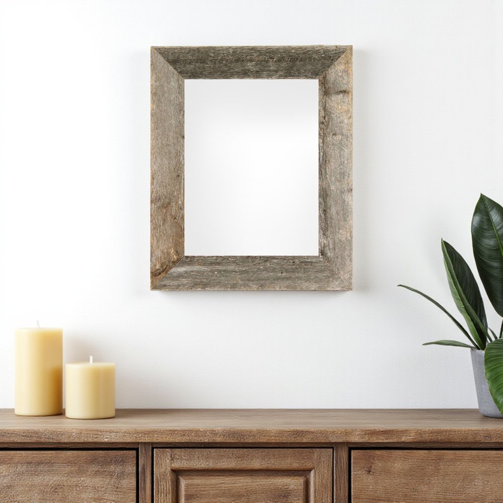 11" x 14" Gray Solid Wood Hanging Picture Frame HomeRoots