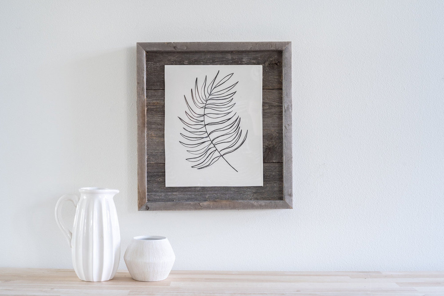 11" x 14" Gray Solid Wood Hanging Picture Frame HomeRoots