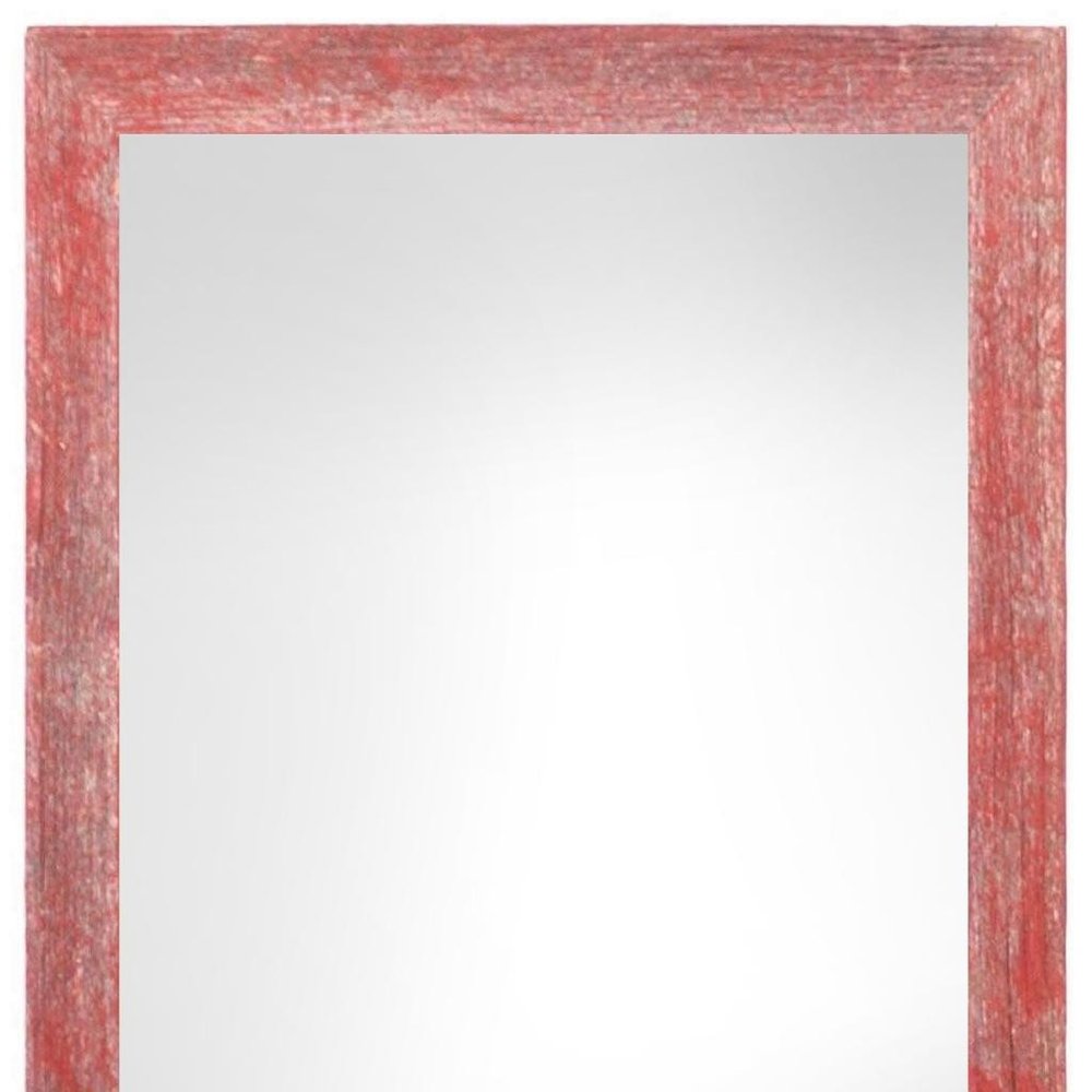11" x 14" Red Wood Hanging Picture Frame — view 3