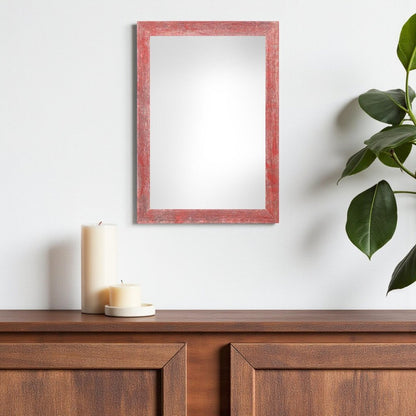 11" x 14" Red Wood Hanging Picture Frame HomeRoots