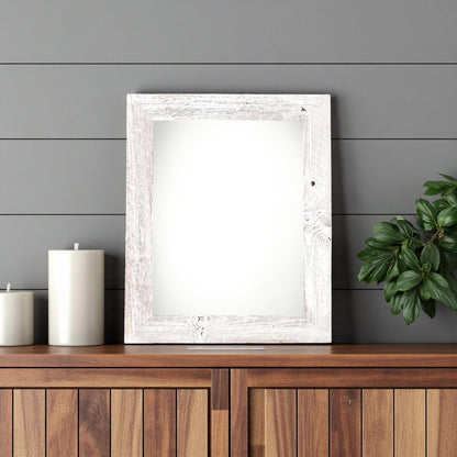8" x 8" White Solid Wood Tabletop Picture Frame HomeRoots