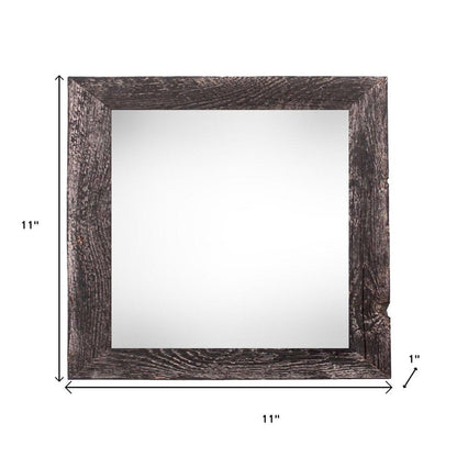 8" x 8" Black Wood Tabletop Picture Frame HomeRoots