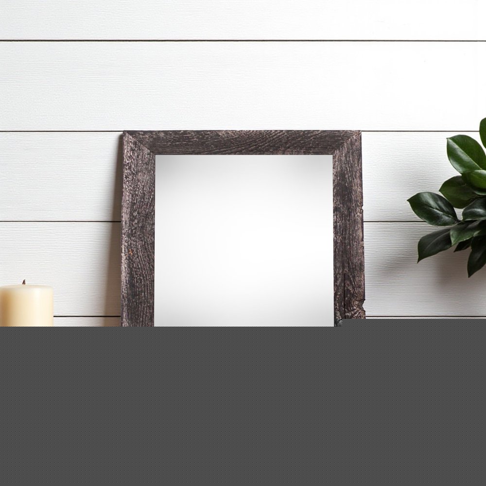 8" x 8" Black Solid Wood Tabletop Picture Frame HomeRoots