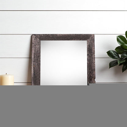 8" x 8" Black Solid Wood Tabletop Picture Frame HomeRoots