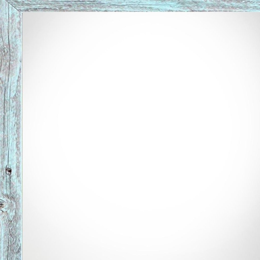 8" x 8" Blue Wood Tabletop Picture Frame — view 2