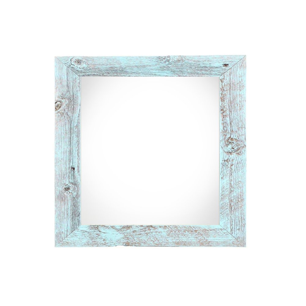 8" x 8" Blue Wood Tabletop Picture Frame HomeRoots