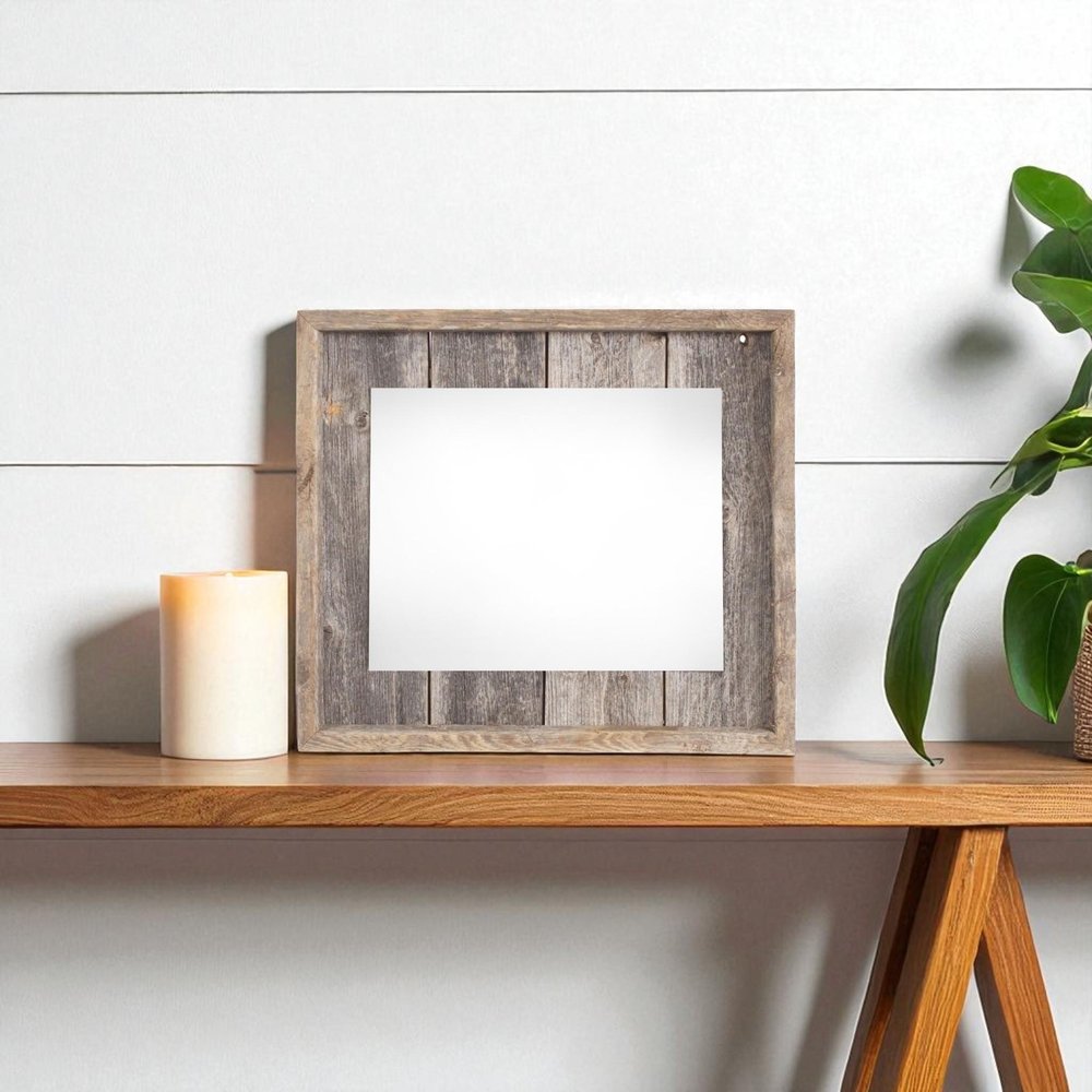 5" x 7" Gray Wood Tabletop Picture Frame — view 5