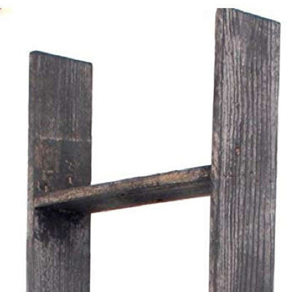 60" X 15" Charcoal Wood Hanging Dimensional Sculpture — view 5