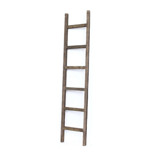 73" X 15" Espresso Wood Hanging Dimensional Sculpture