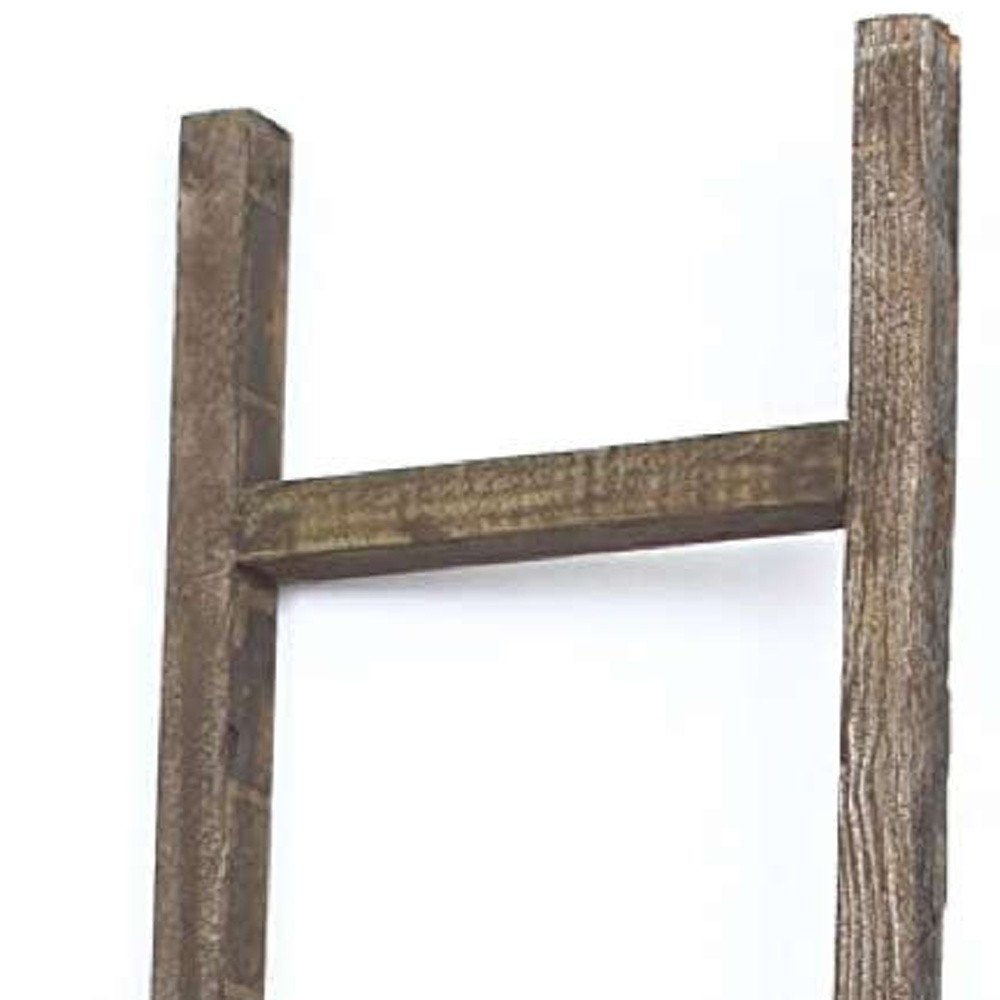73" X 15" Espresso Wood Hanging Dimensional Sculpture — view 6