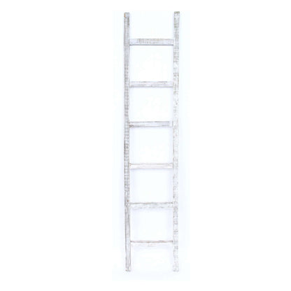 72" X 16" White Wood Hanging Dimensional Sculpture