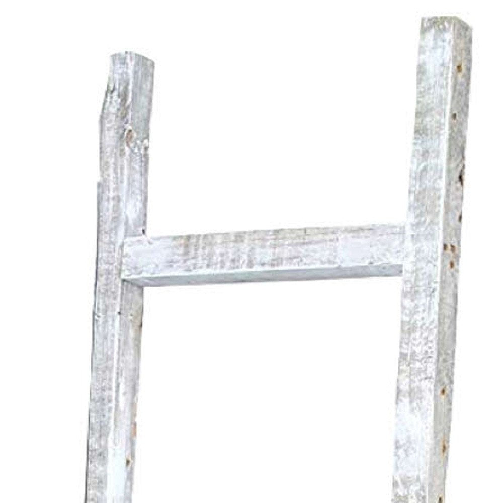 72" X 16" White Wood Hanging Dimensional Sculpture — view 5