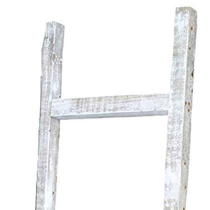 72" X 16" White Wood Hanging Dimensional Sculpture