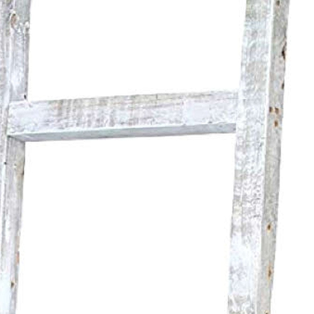 72" X 16" White Wood Hanging Dimensional Sculpture — view 6