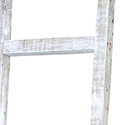 72" X 16" White Wood Hanging Dimensional Sculpture