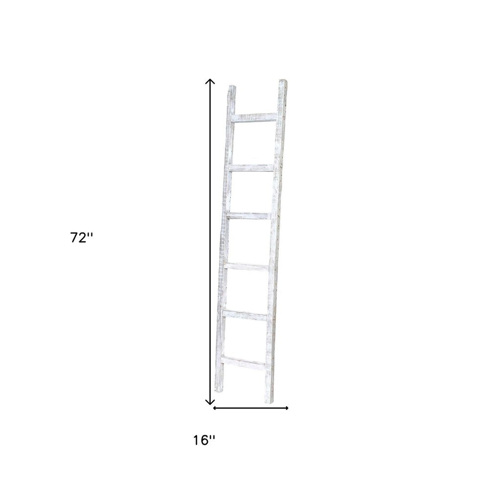 72" X 16" White Wood Hanging Dimensional Sculpture — view 7