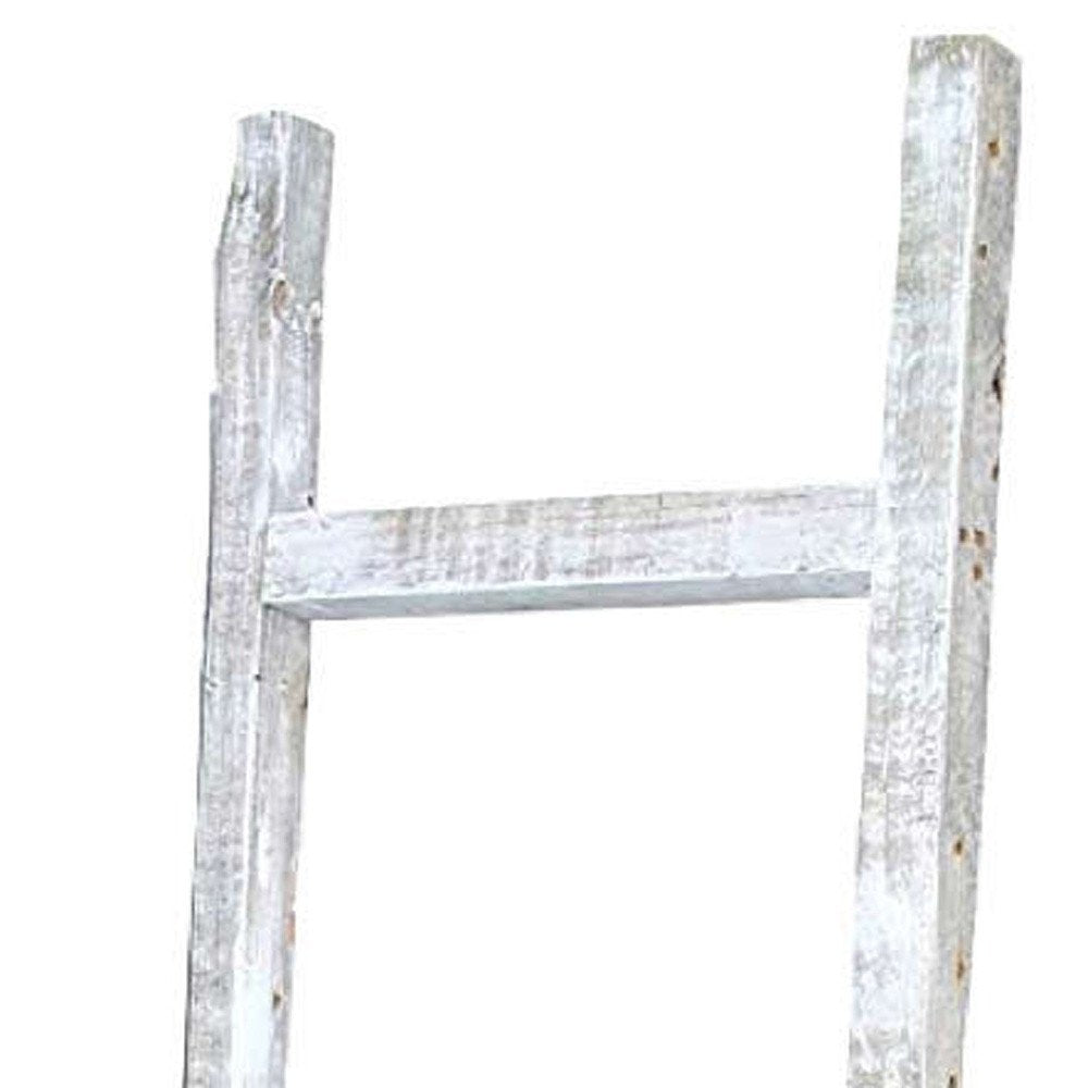 72" X 16" White Wood Hanging Dimensional Sculpture — view 8